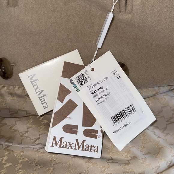 MAX MARA 101801 ICON MADAME WOOL & CASHMERE DOUBLE BREASTED COAT - Picture 15 of 16